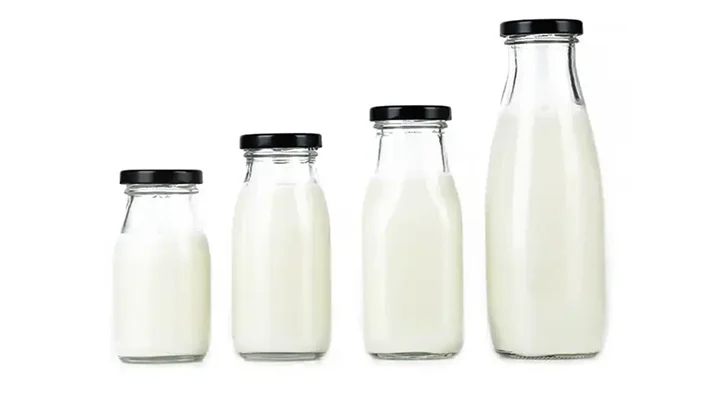 glass milk bottles wholesale