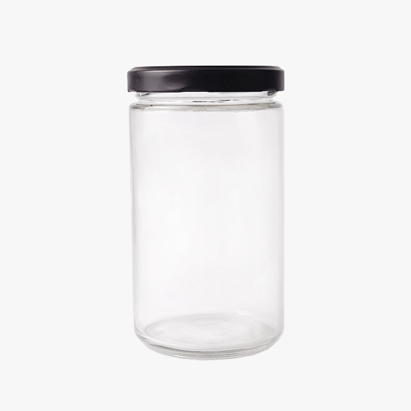 glass cylinder jars with lids
