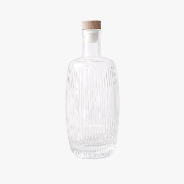 Vertical Stripe Liquor Bottle