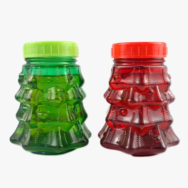 christmas tree mason jar