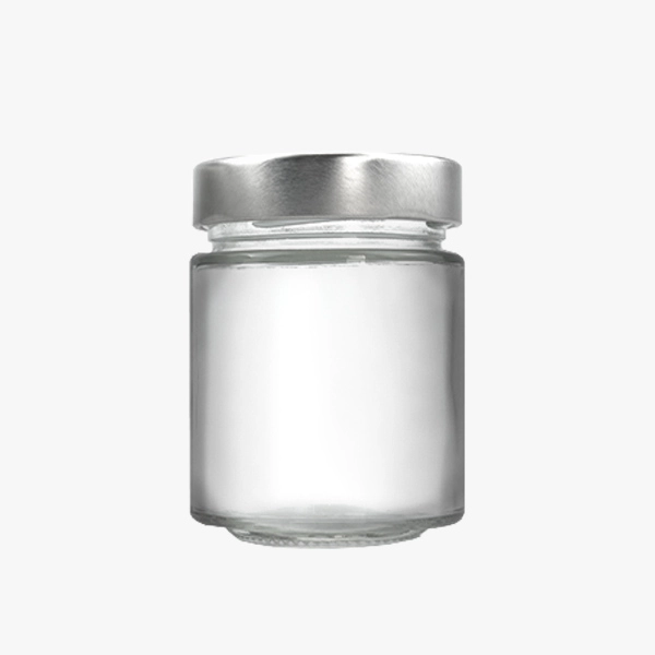 2 oz straight sided glass jars with metal lid