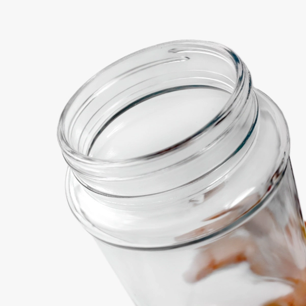 glass spice jars with bamboo lids wholesale 25oz
