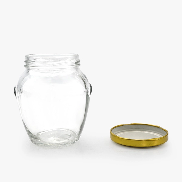 glass honey pot jars