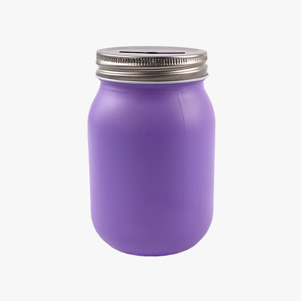 Purple Mason Jar