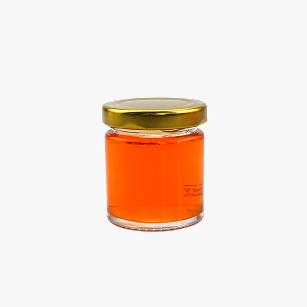 round glass honey jars
