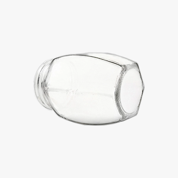 12 oz hexagonal honey jar