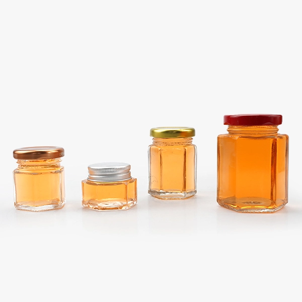 Hexagon Preserving 20ml 50ml 120ml 150ml Honey Glass Jar