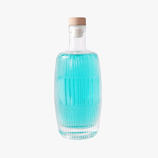 Vertical Stripe Liquor Bottle