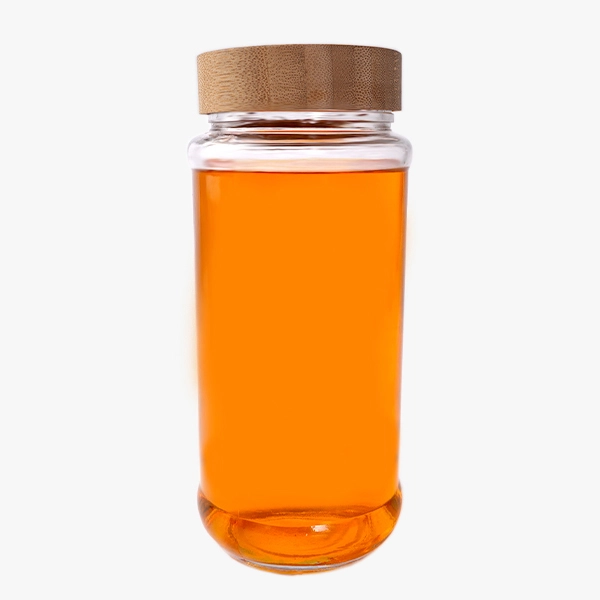 glass spice jars with bamboo lids wholesale 25oz