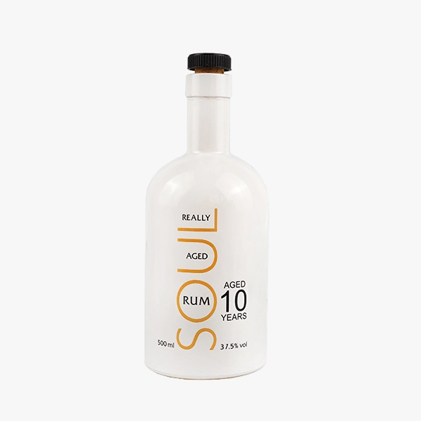 500ml white vodka bottle