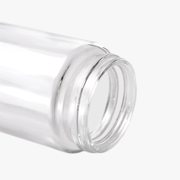 Glass and Wood Salt and Pepper Shakers