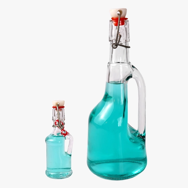 Unique Shaped Glass Liquor Bottles