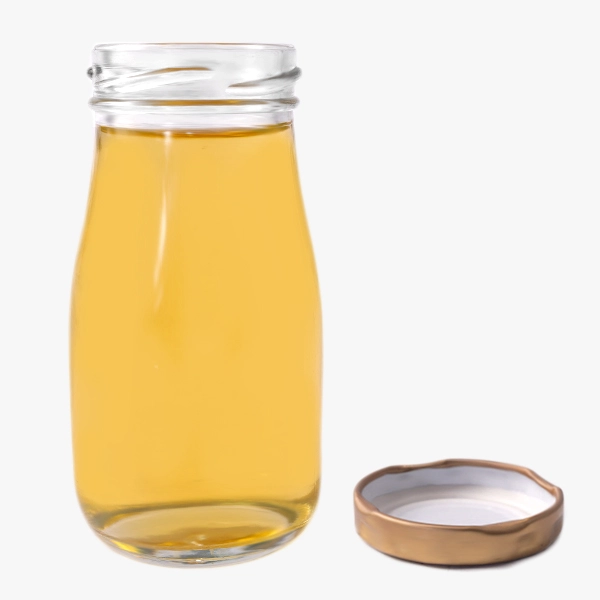 glass juice bottles with lids