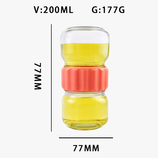 Latest 2-in-1 Carry On Glass Mason Jar 200ml