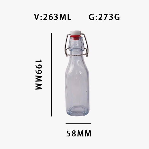 263ml Glass Swing Top Bottles