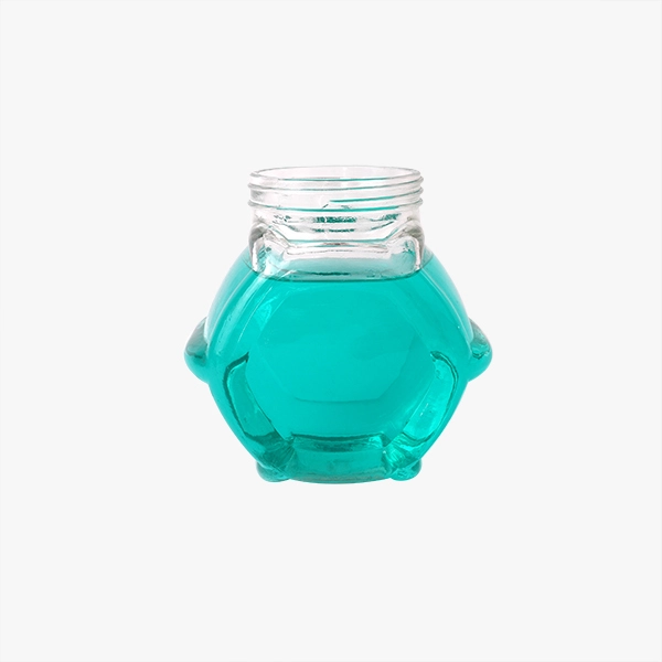 Glass Candy Jar with Plastic Cap