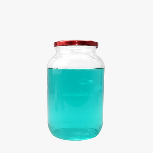 large glass mason jar with lid