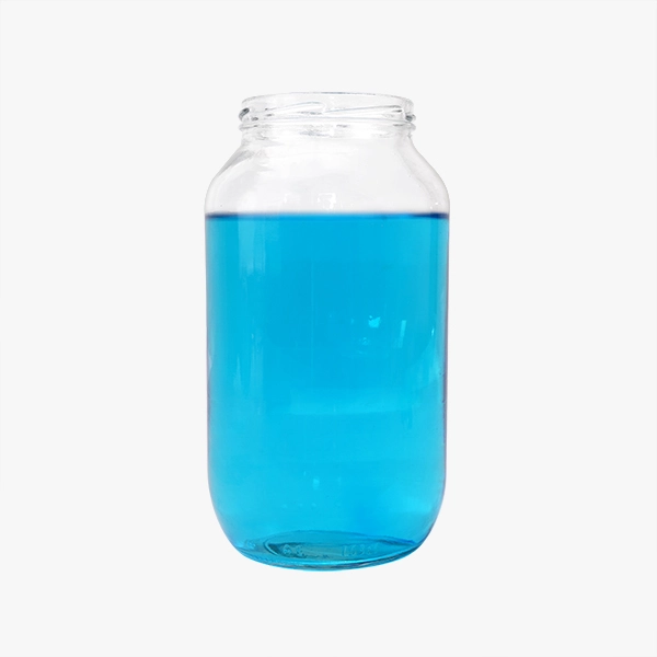 large glass mason jar with lid