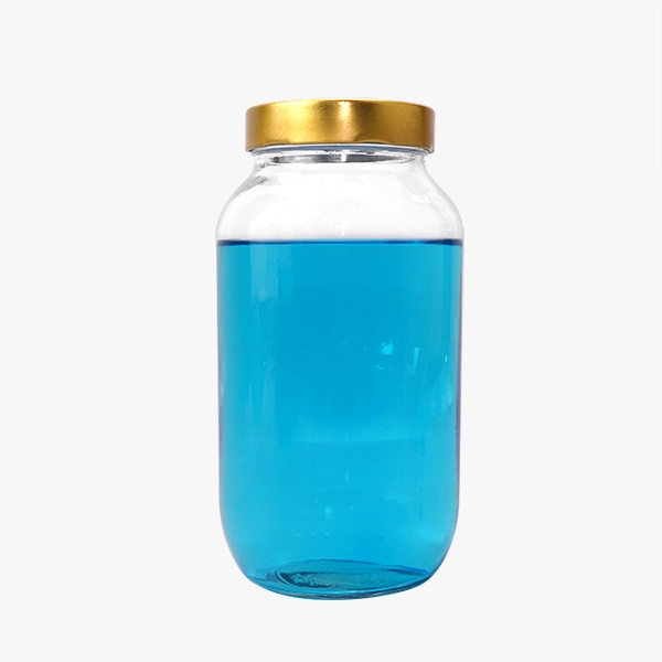 large glass mason jar with lid