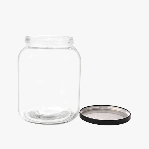 glass pickle jars with metal lids