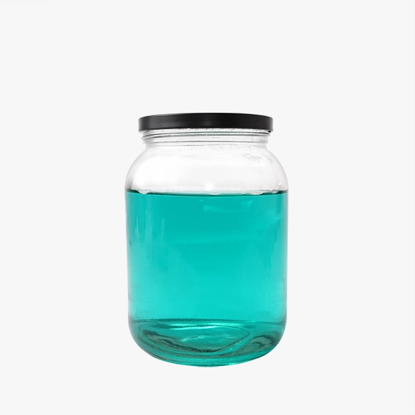 glass pickle jars with metal lids