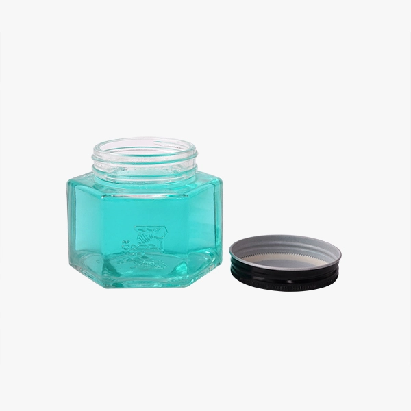 hexagonal jam jars wholesale