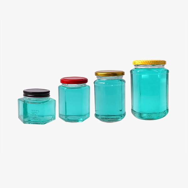 hexagonal jam jars wholesale