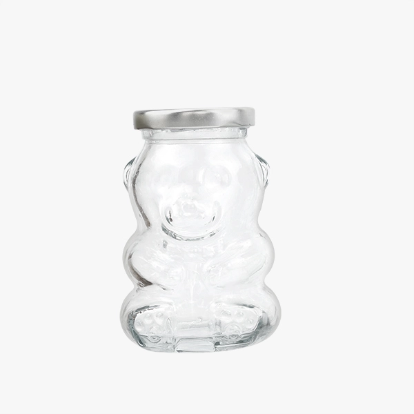 Glass Honey Bear Jars