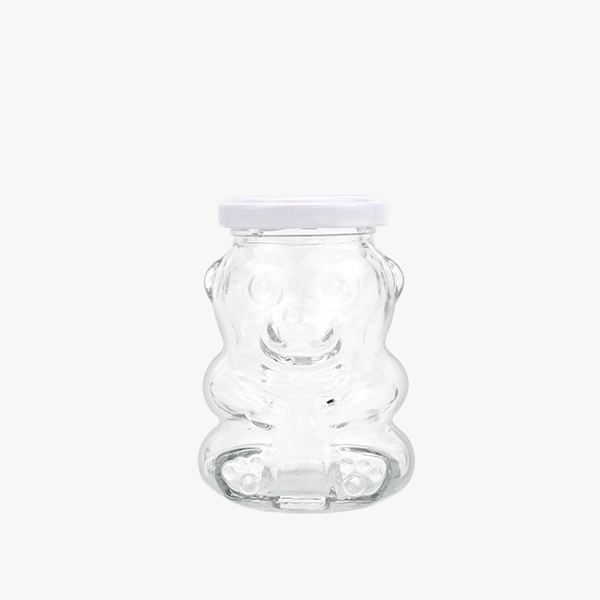 Glass Honey Bear Jars