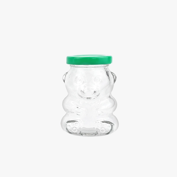 Glass Honey Bear Jars