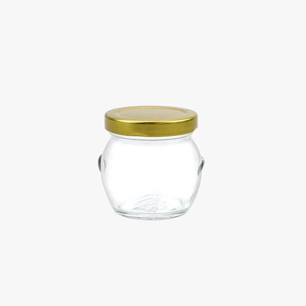 glass honey pot jars