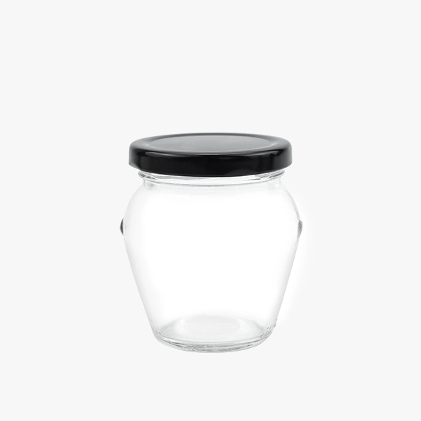 glass honey pot jars