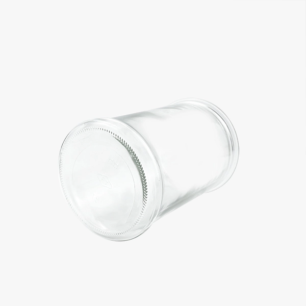 glass candy jar with lid