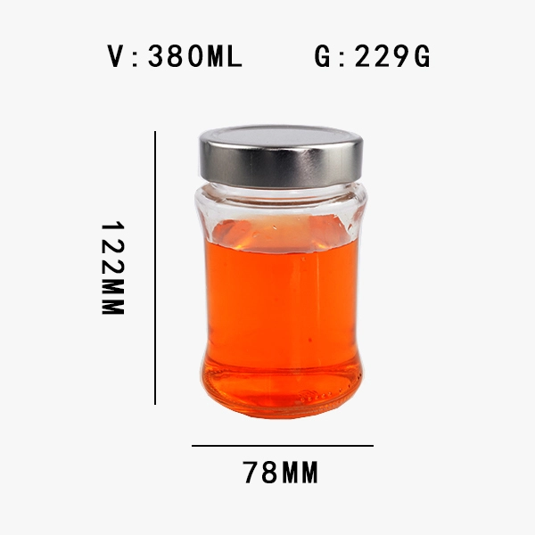 12 oz Glass Honey Jars