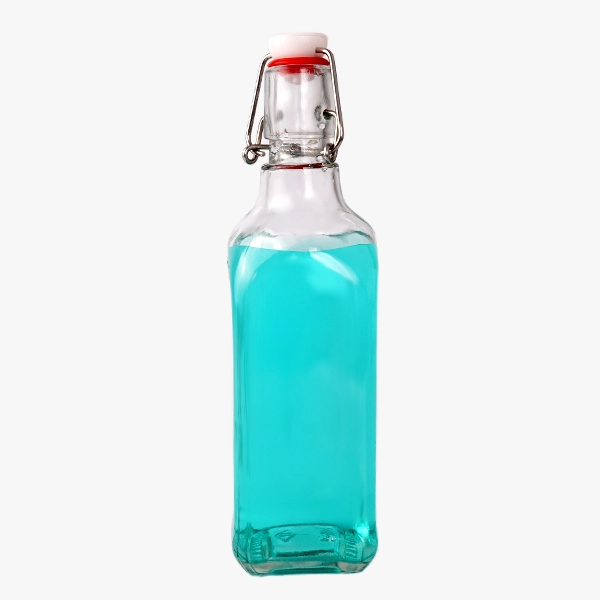 500ml Square Swing Top Glass Bottles