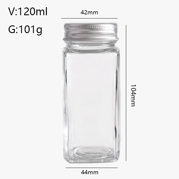 4oz Square Spice Jars