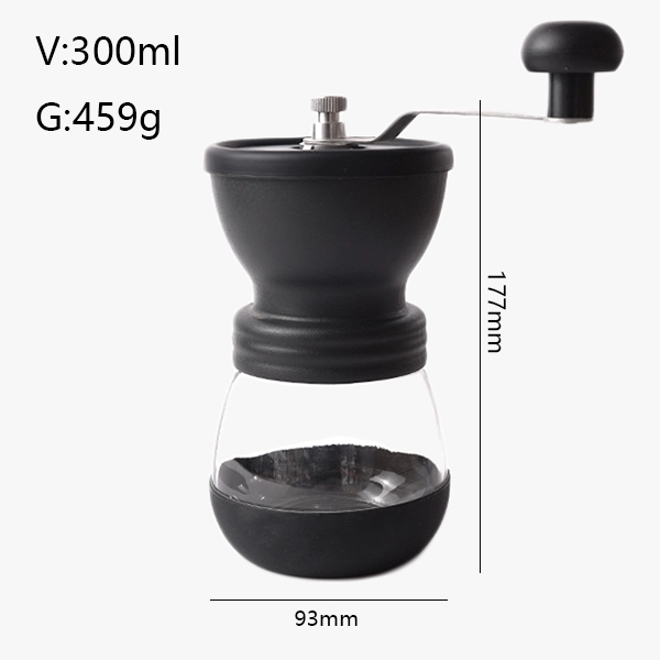 glass salt and pepper grinders with handle