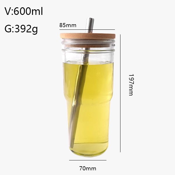 600ml Glass Water Bottles