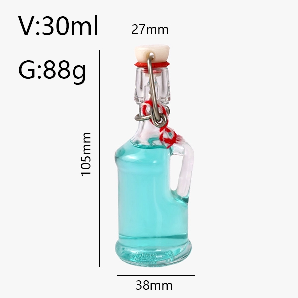 Unique Shaped Glass Liquor Bottles
