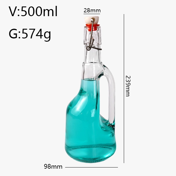 Unique Shaped Glass Liquor Bottles