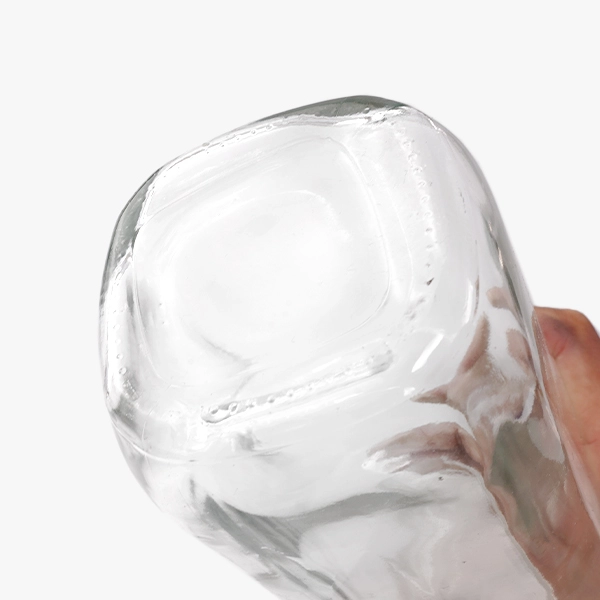 refillable clear glass milk bottles