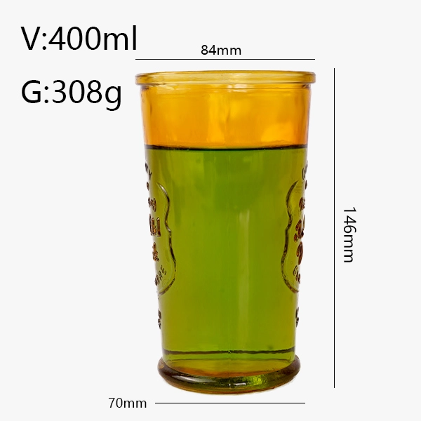 glass juice cup