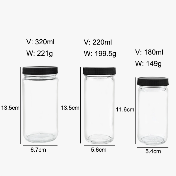 Glass Paragon Jars Wholesale