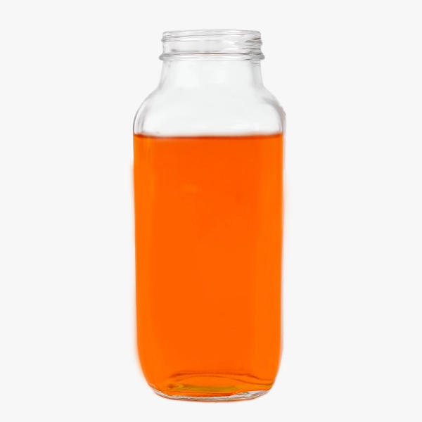 refillable clear glass milk bottles