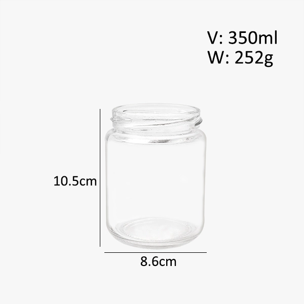 350ml Preserving Jam Jelly jar