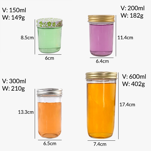 Glass Mason Jars With Lids Wholesale