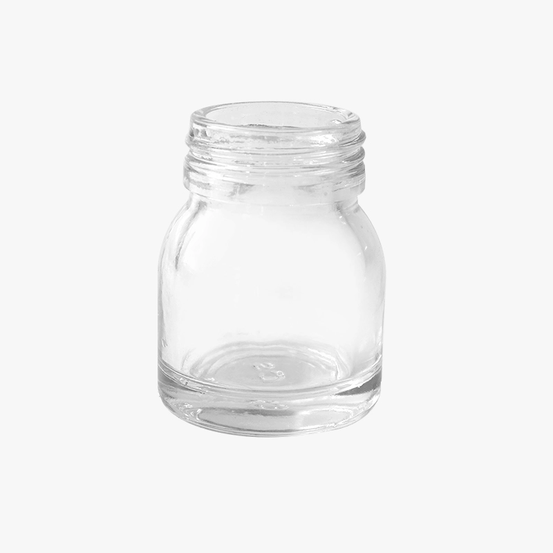 bird nest glass jar