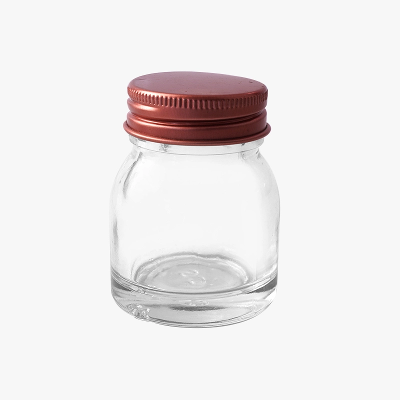 bird nest glass jar