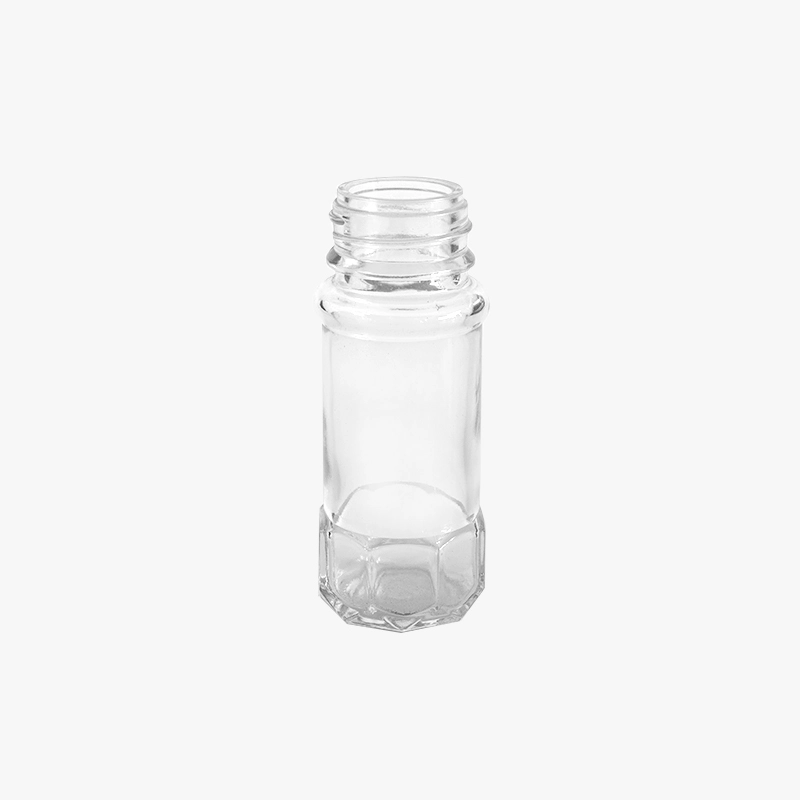 glass salt and pepper shakers with plastic top 75ml