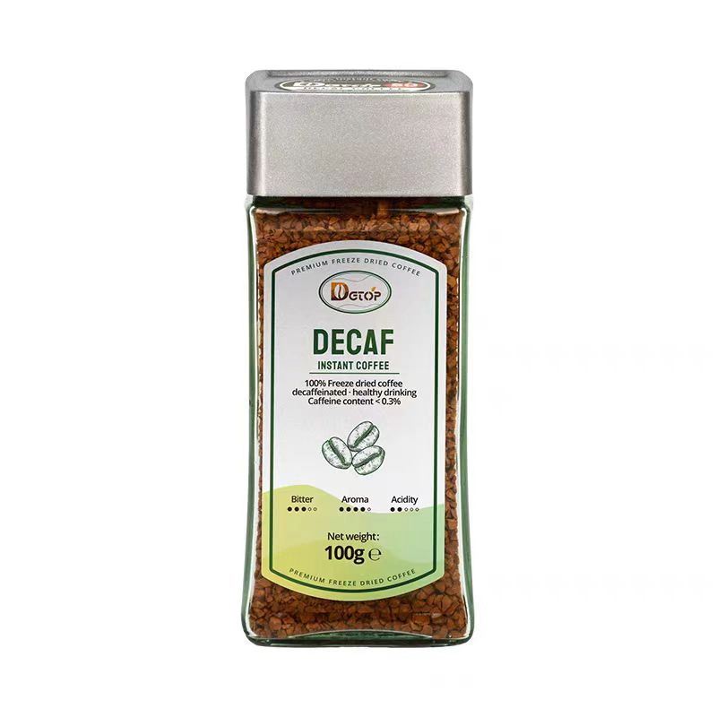 Instant Coffee Glass Jar